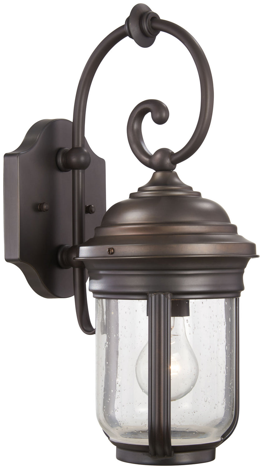 Minka-Lavery Lighting 8817-57 Amherst One Light Wall Mount Outdoor Bronze / Dark