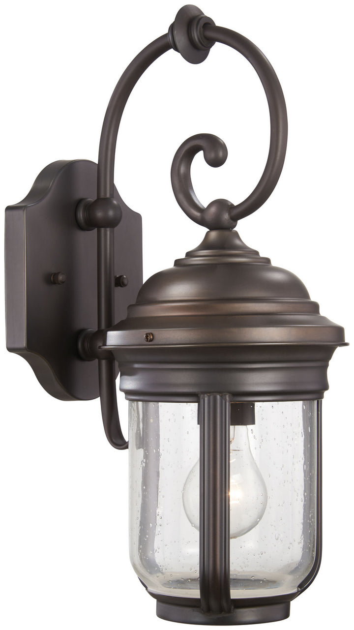 Minka-Lavery Lighting 8817-57 Amherst One Light Wall Mount Outdoor Bronze / Dark