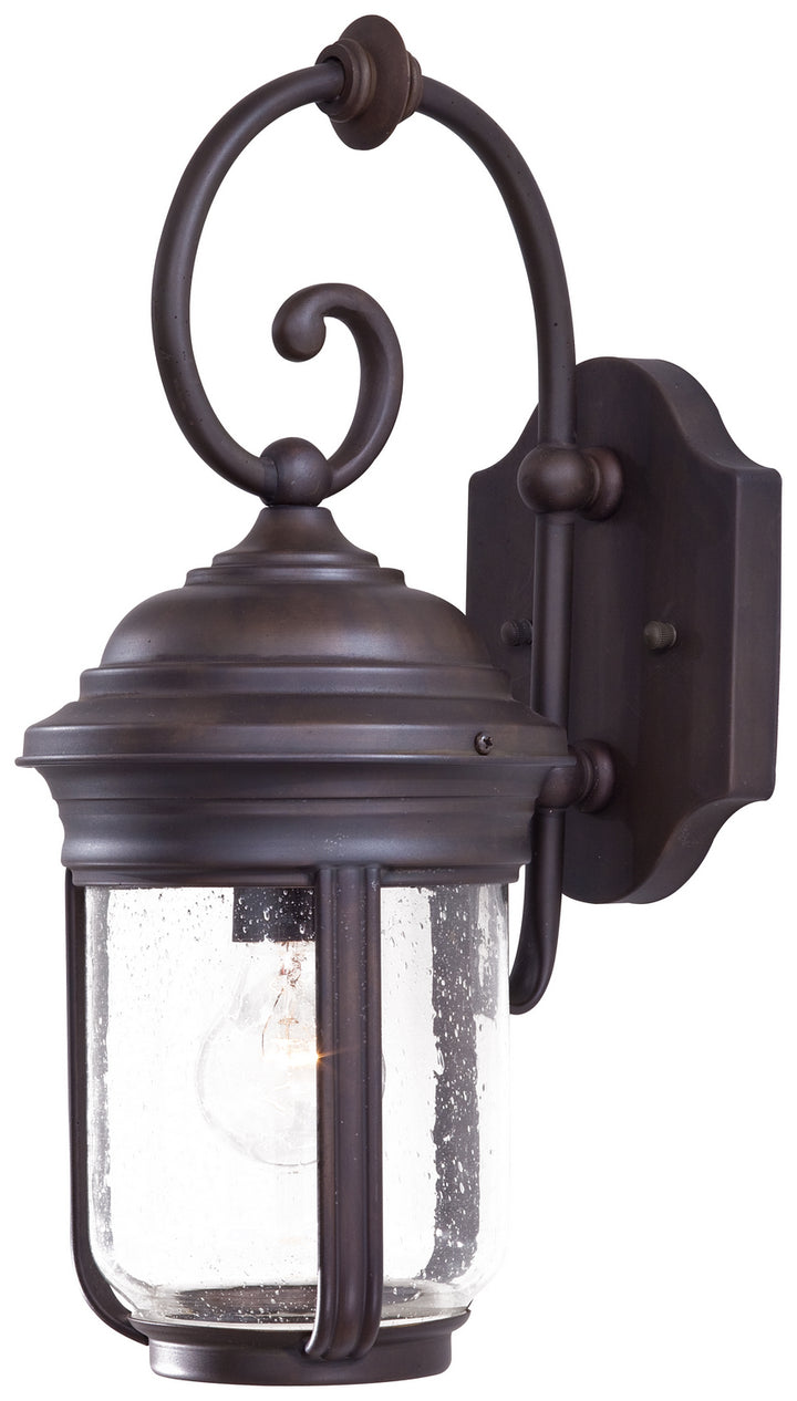 Minka-Lavery Lighting 8817-57 Amherst One Light Wall Mount Outdoor Bronze / Dark