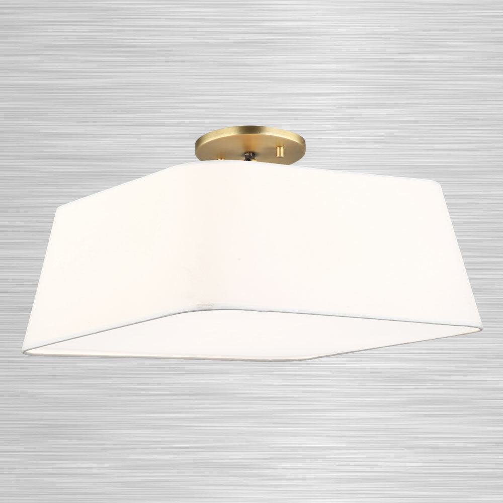 Maxilite Georgia MX 3970-53-18 Ceiling Light - Aged Brass