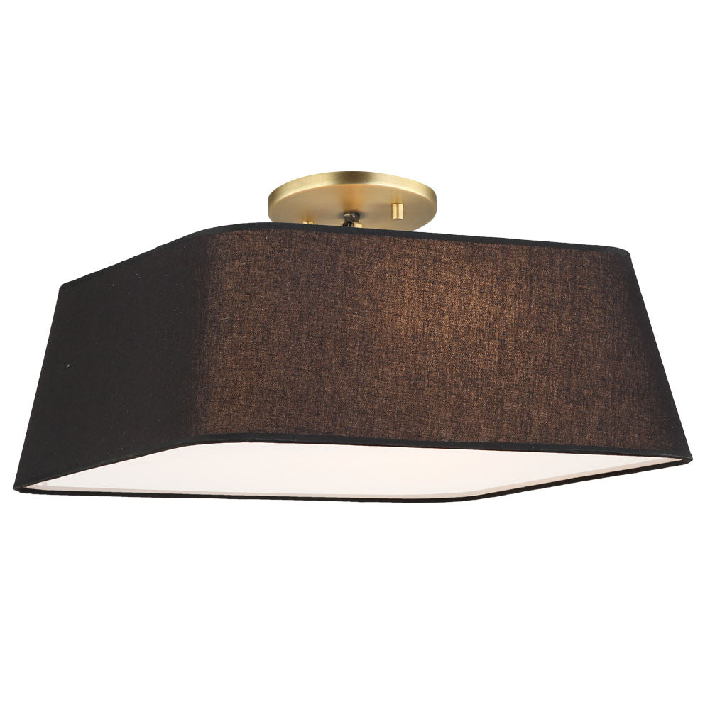 Maxilite Georgia MX 3970-57-18 Ceiling Light - Aged Brass