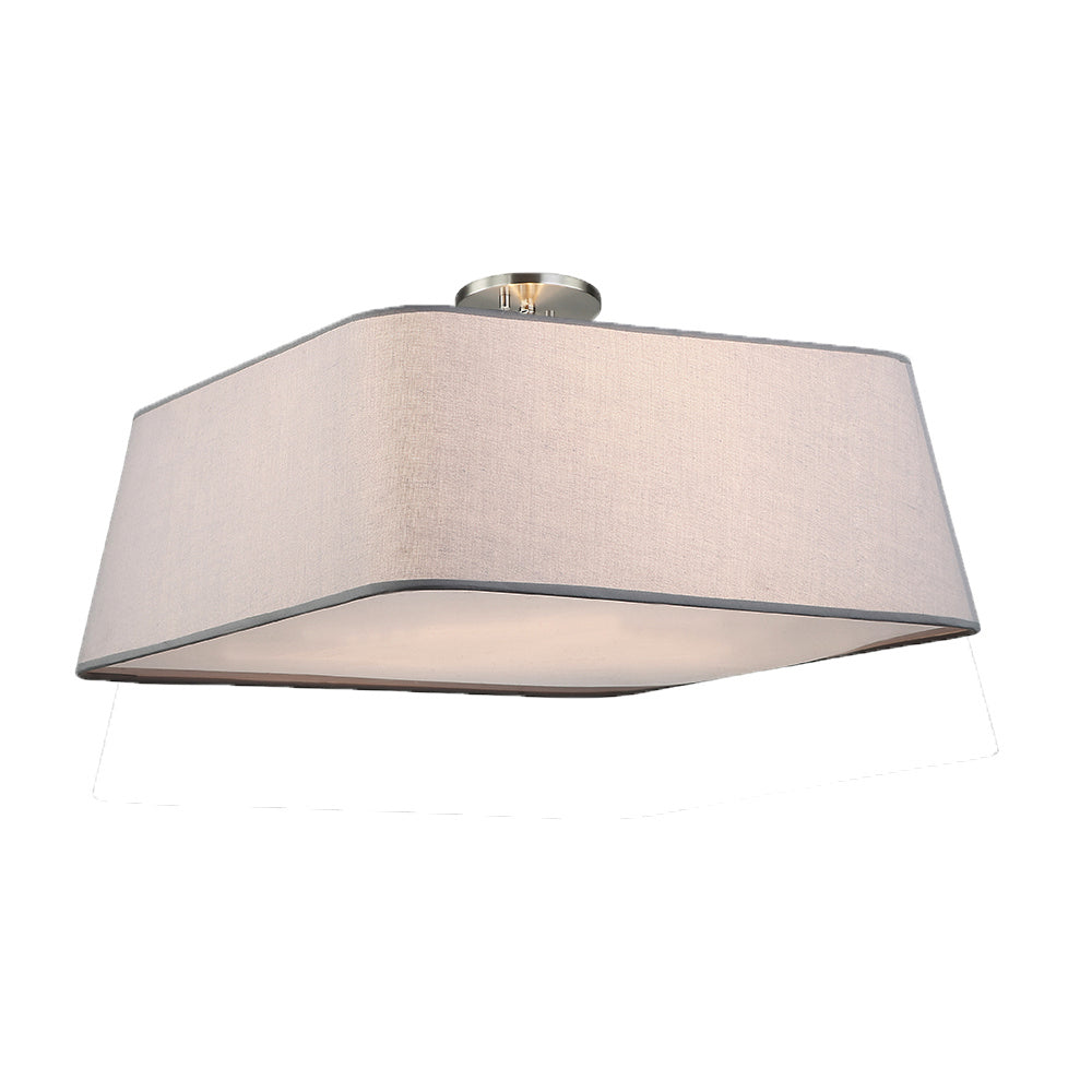 Maxilite Georgia MX 3971-04-40 Ceiling Light - Satin Nickel