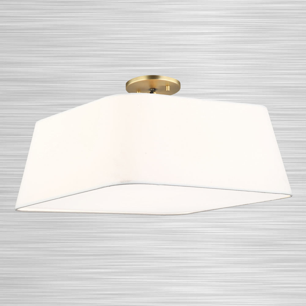 Maxilite Georgia MX 3971-53-18 Ceiling Light - Aged Brass