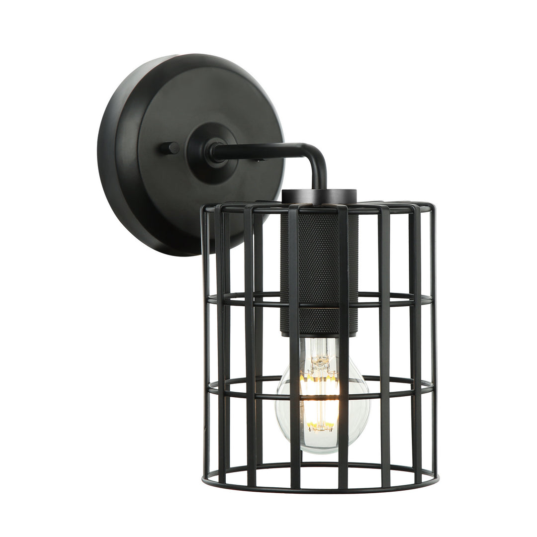 Maxilite Corsica MX 6096-1-07 Wall Sconce Light - Black