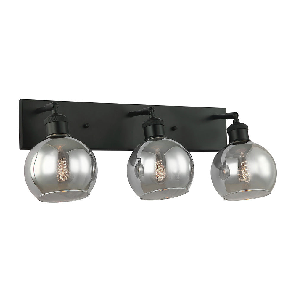 Maxilite Tivoli MX 6099-3-0707 Bath Vanity Light 22 in. wide - Black