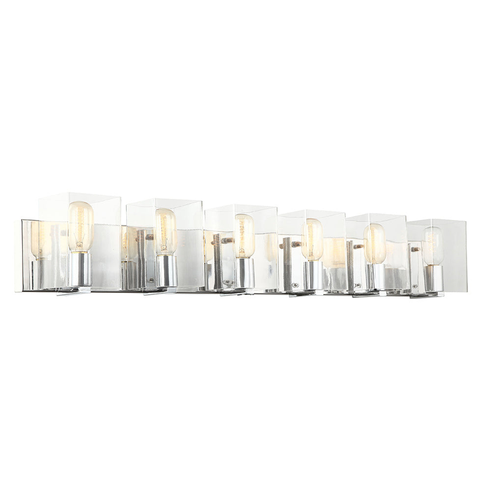 Maxilite Theo MX 6139-6 Bath Vanity Light 39 in. wide - Polished Chrome