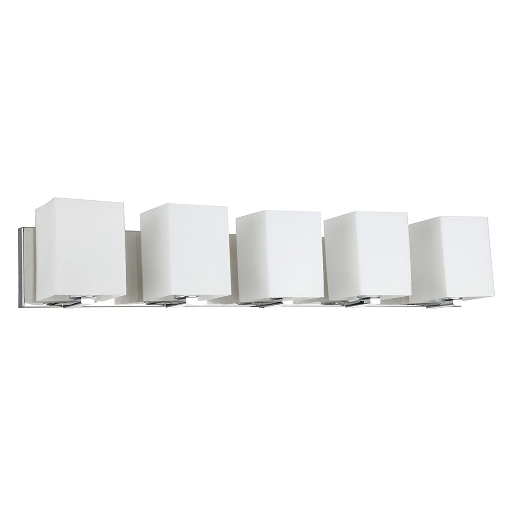 Maxilite Matera MX 6154-5 Bath Vanity Light 32 in. wide - Polished Chrome
