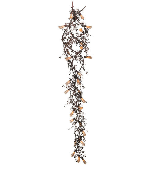 Meyda Tiffany Vinca Vine 120045 Chandelier Light - Rust,Wrought Iron
