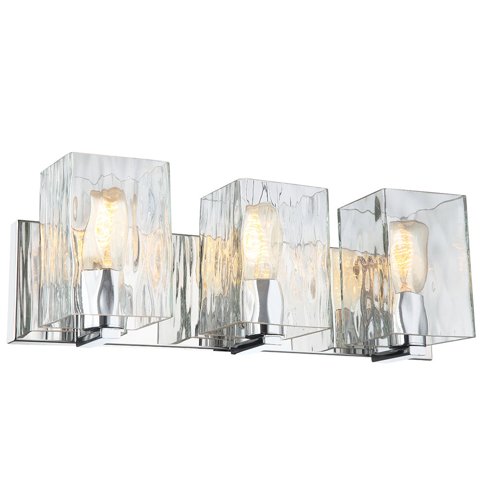 Maxilite Dante MX 6157-3 Bath Vanity Light 19 in. wide - Polished Chrome