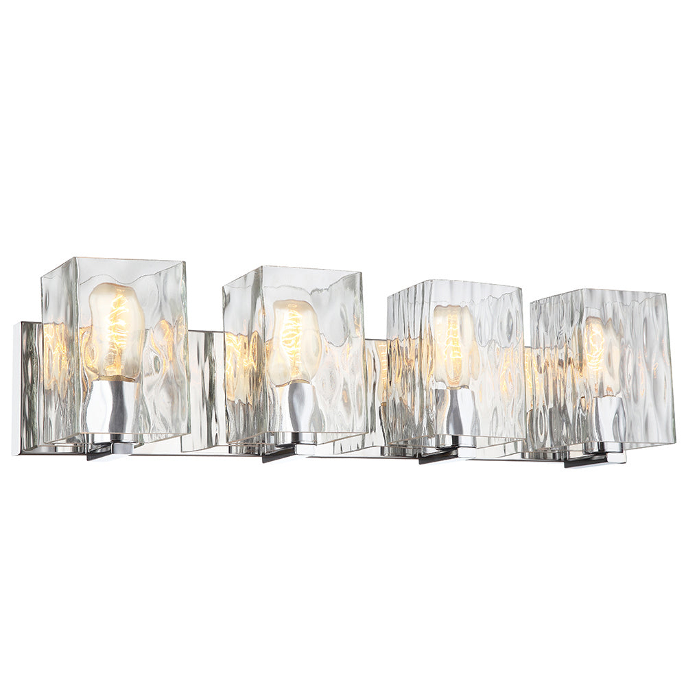 Maxilite Dante MX 6157-4 Bath Vanity Light 26 in. wide - Polished Chrome