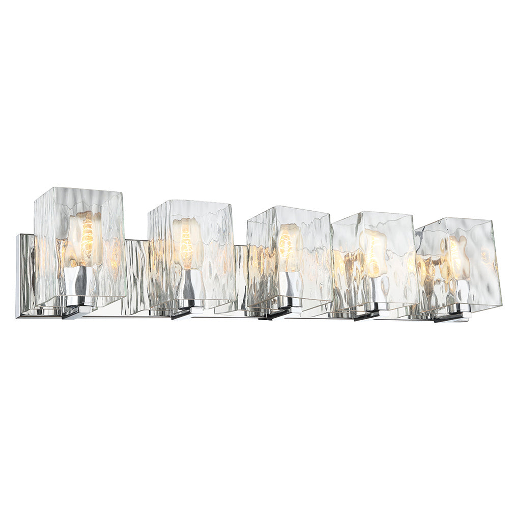 Maxilite Dante MX 6157-5 Bath Vanity Light 32 in. wide - Polished Chrome