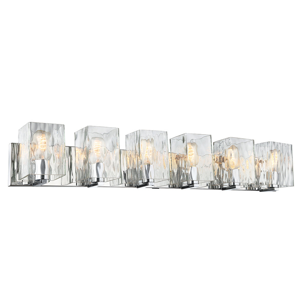 Maxilite Dante MX 6157-6 Bath Vanity Light 39 in. wide - Polished Chrome
