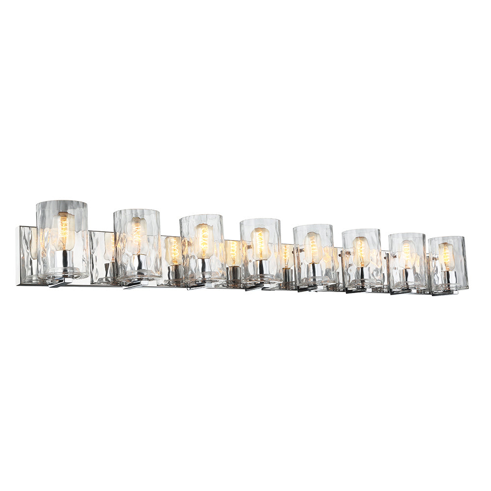 Maxilite Alys MX 6158-8 Bath Vanity Light 52 in. wide - Polished Chrome