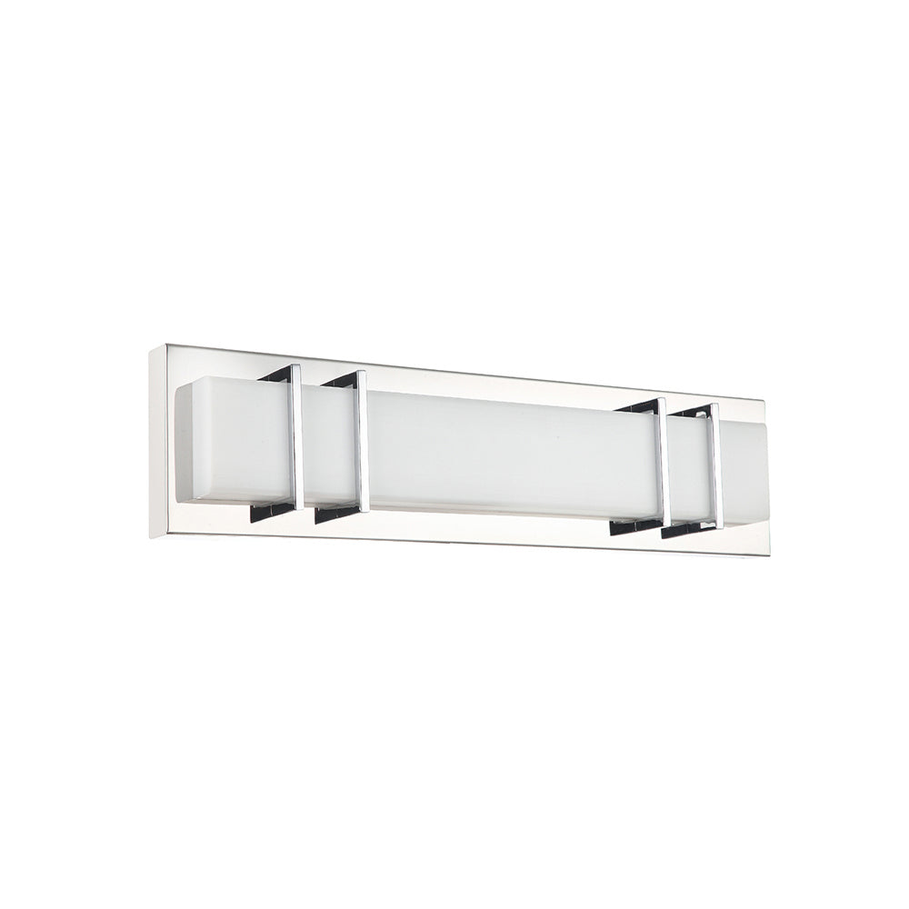 Maxilite Livia MX 6221LED Bath Vanity Light 18 in. wide - Polished Chrome