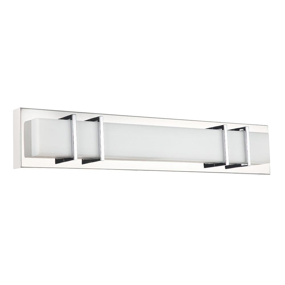 Maxilite Livia MX 6222LED Bath Vanity Light 26 in. wide - Polished Chrome