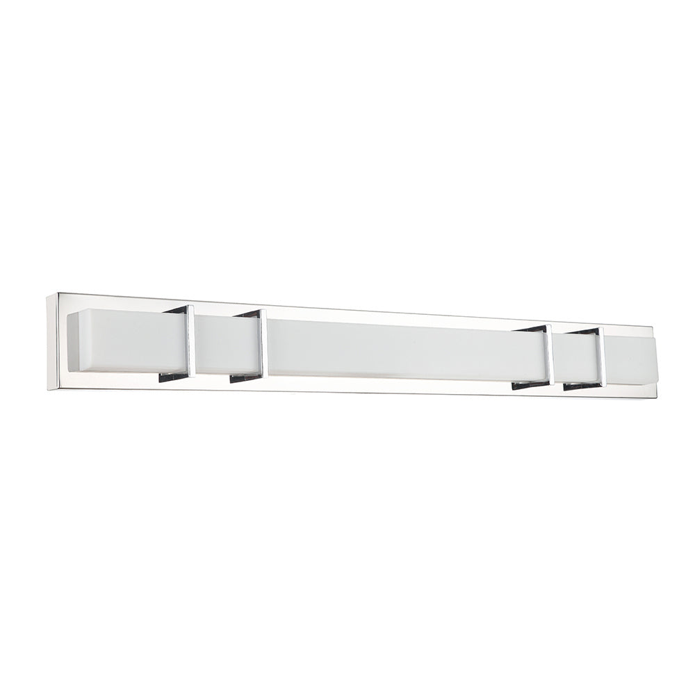 Maxilite Livia MX 6224LED Bath Vanity Light 50 in. wide - Polished Chrome