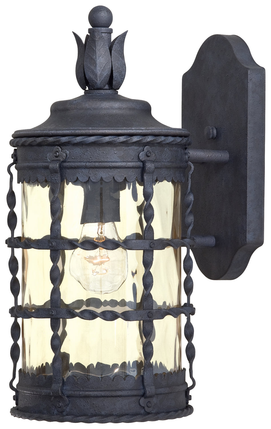 Minka-Lavery Lighting 8880-A39 Mallorca One Light Wall Mount Outdoor Bronze / Dark