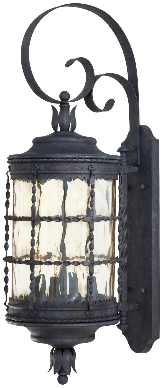 Minka-Lavery Lighting 8882-A39 Mallorca Four Light Wall Mount Outdoor Bronze / Dark