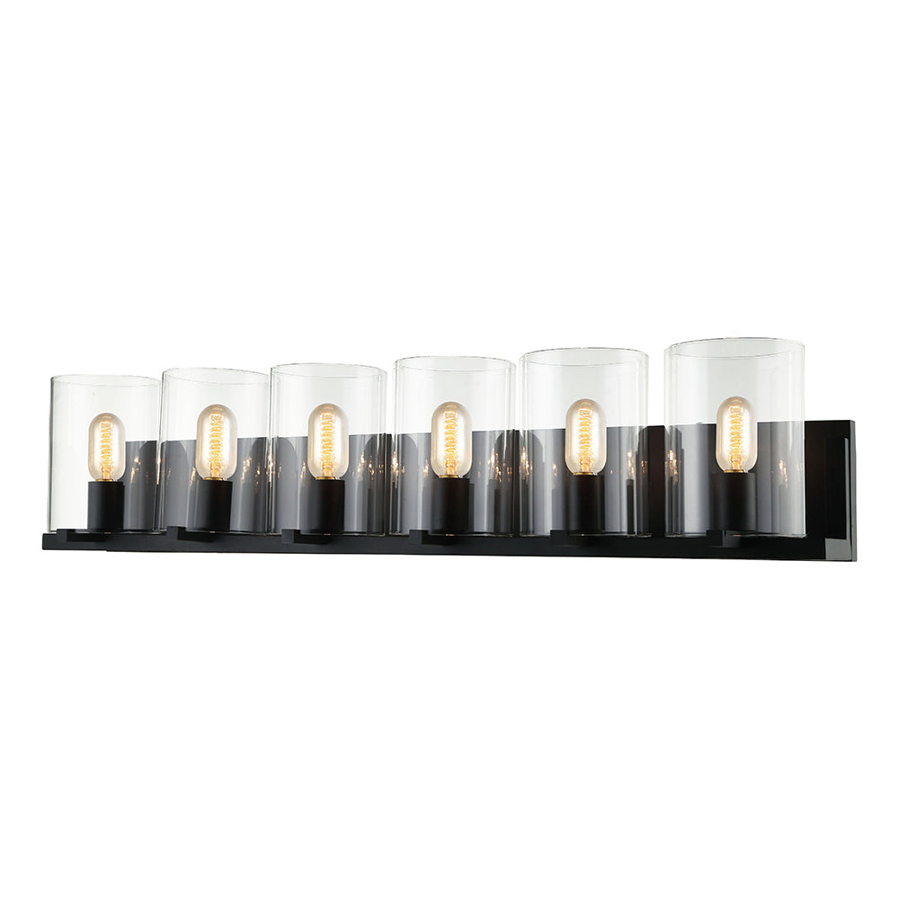 Maxilite Cora MX 6420-6 Bath Vanity Light 7 in. wide - Black