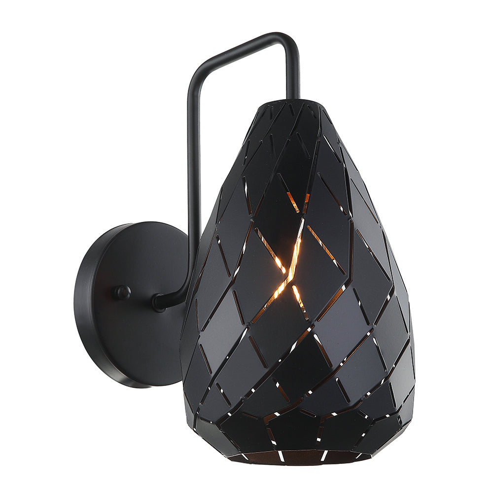 Maxilite Otranto MX 6436-07 Wall Sconce Light - Black