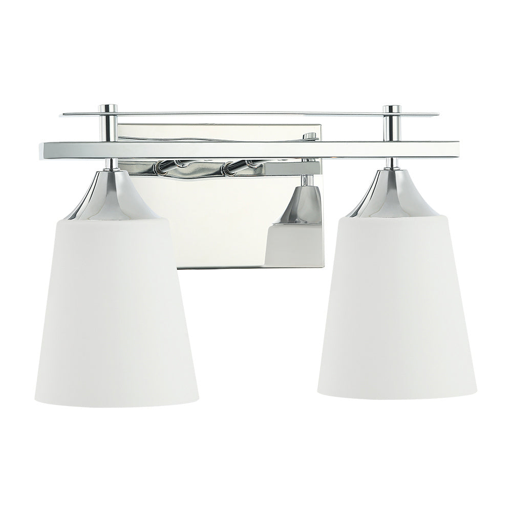 Maxilite Bronson MX 6512-2-11 Bath Vanity Light 14 in. wide - Polished Chrome