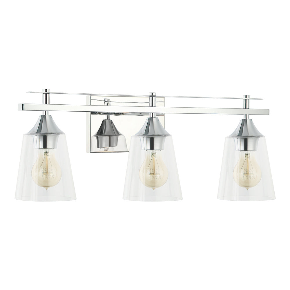 Maxilite Bronson MX 6513-3-11 Bath Vanity Light 23 in. wide - Polished Chrome