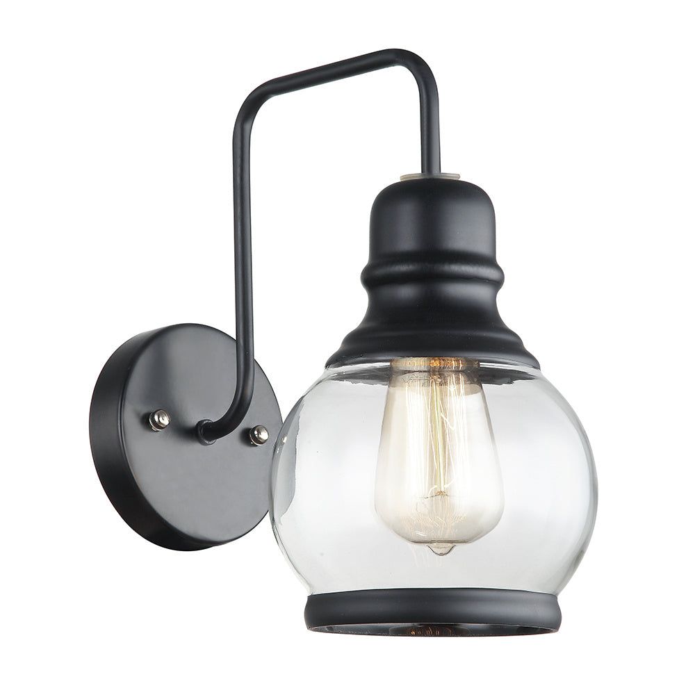 Maxilite Reno MX 6641-07 Wall Sconce Light - Black