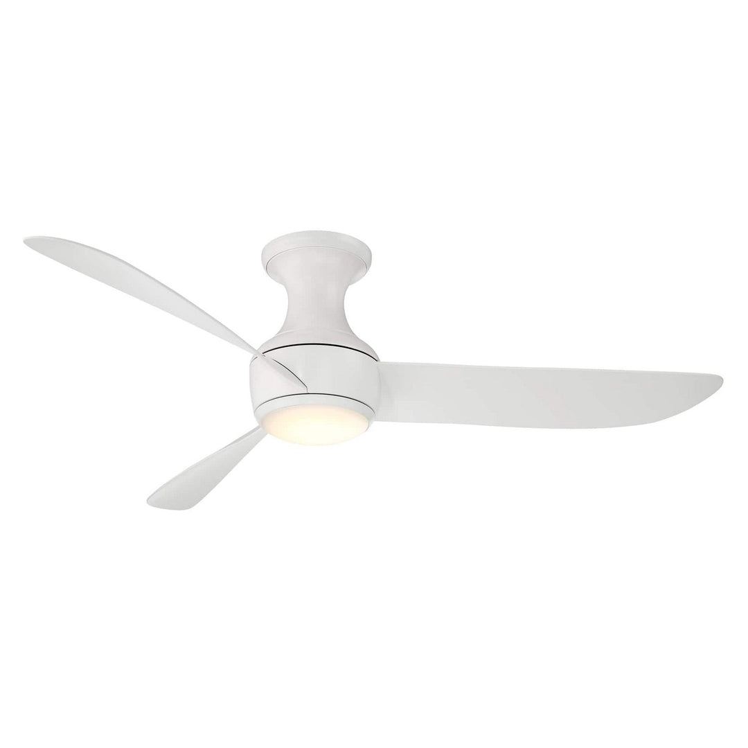 Modern Forms Fan Corona FH-W2203-52L-27-MW Ceiling Fan 52 - Matte White, Matte White/