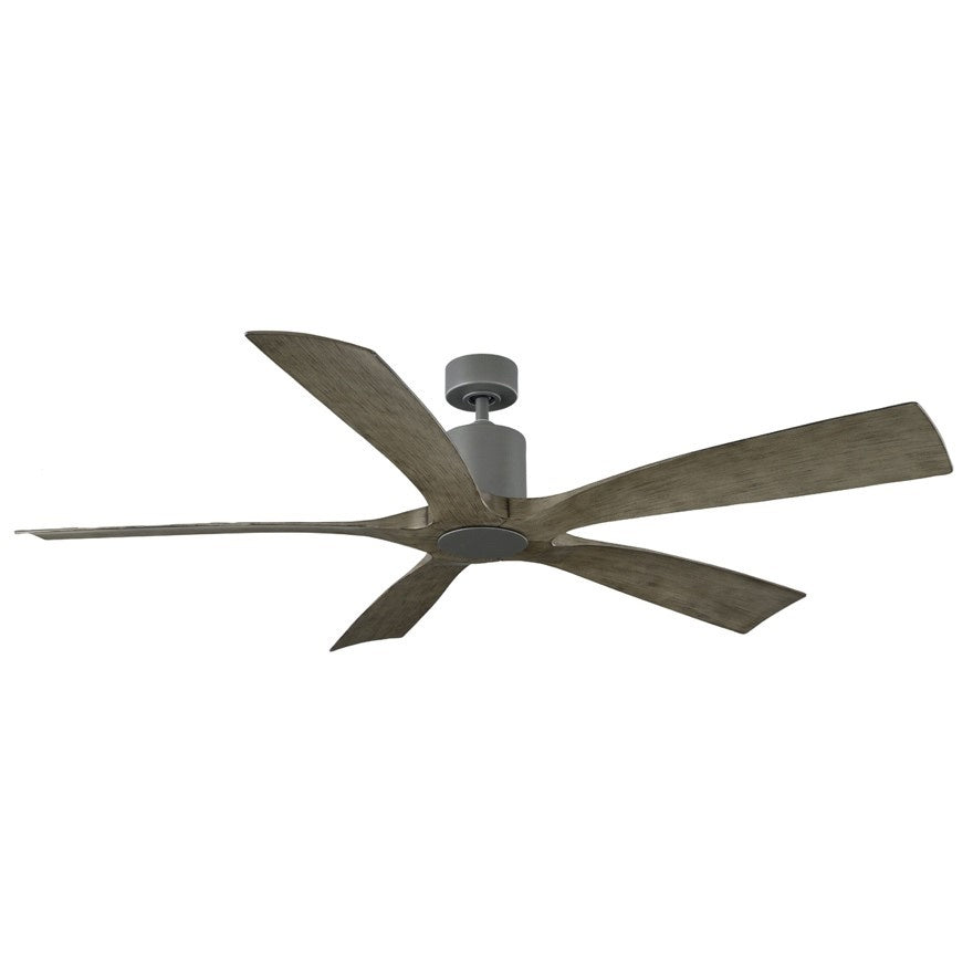 Modern Forms Fan Aviator 5 FR-W1811-5-GH/WG Ceiling Fan 54 - Graphite/Weathered Gray, Weathered Gray/