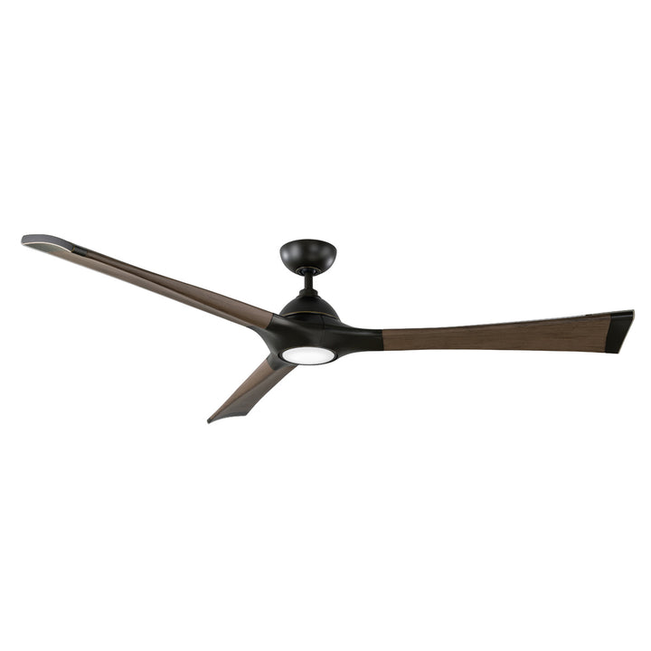 Modern Forms Fan Woody FR-W1814-72L-MB/DK Ceiling Fan 72 - Matte Black/Distressed Koa, Distressed Koa/