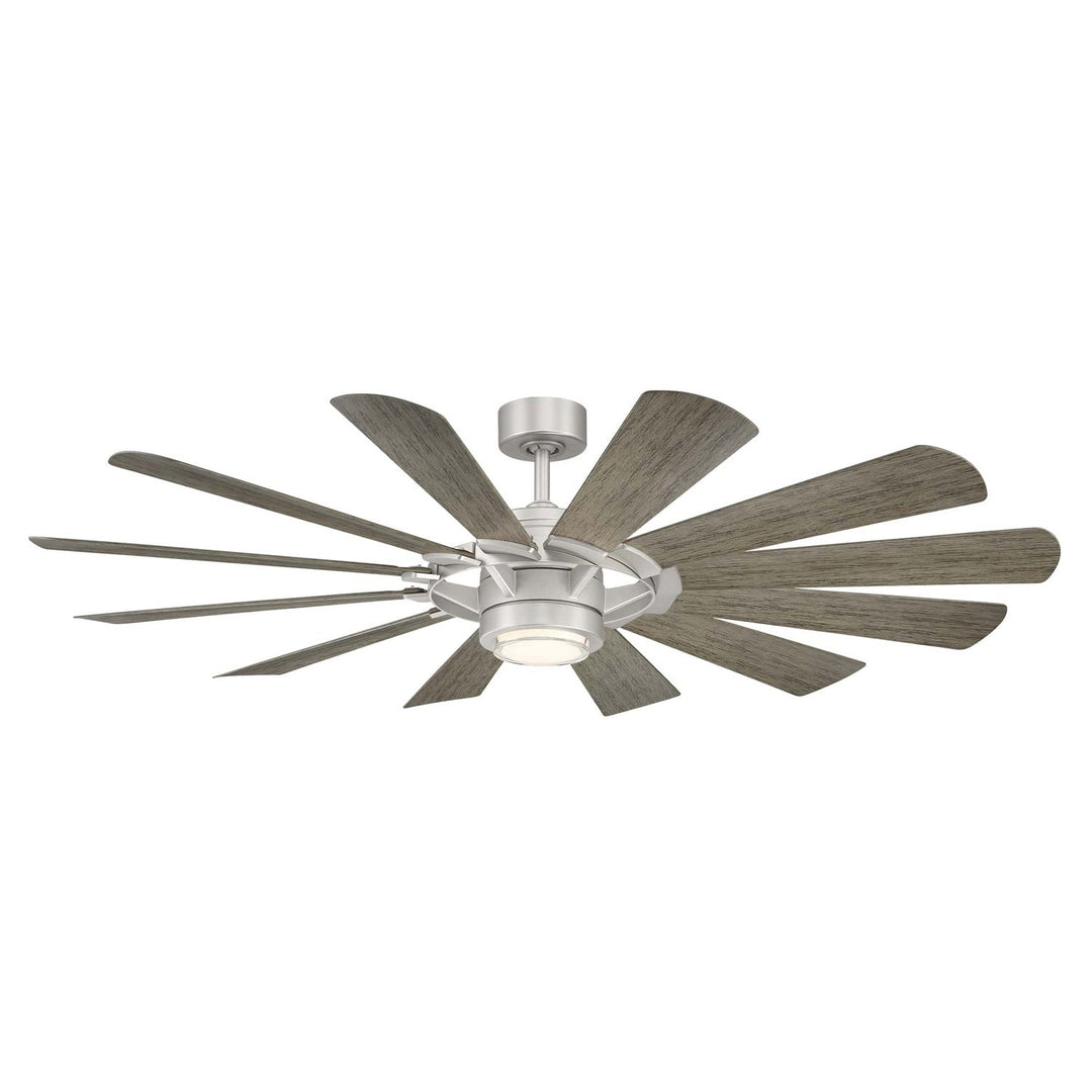 Modern Forms Fan Wynd Mill FR-W2201-65L27STWW Ceiling Fan 65 - Steel/Weathered Wood, Weathered Wood/