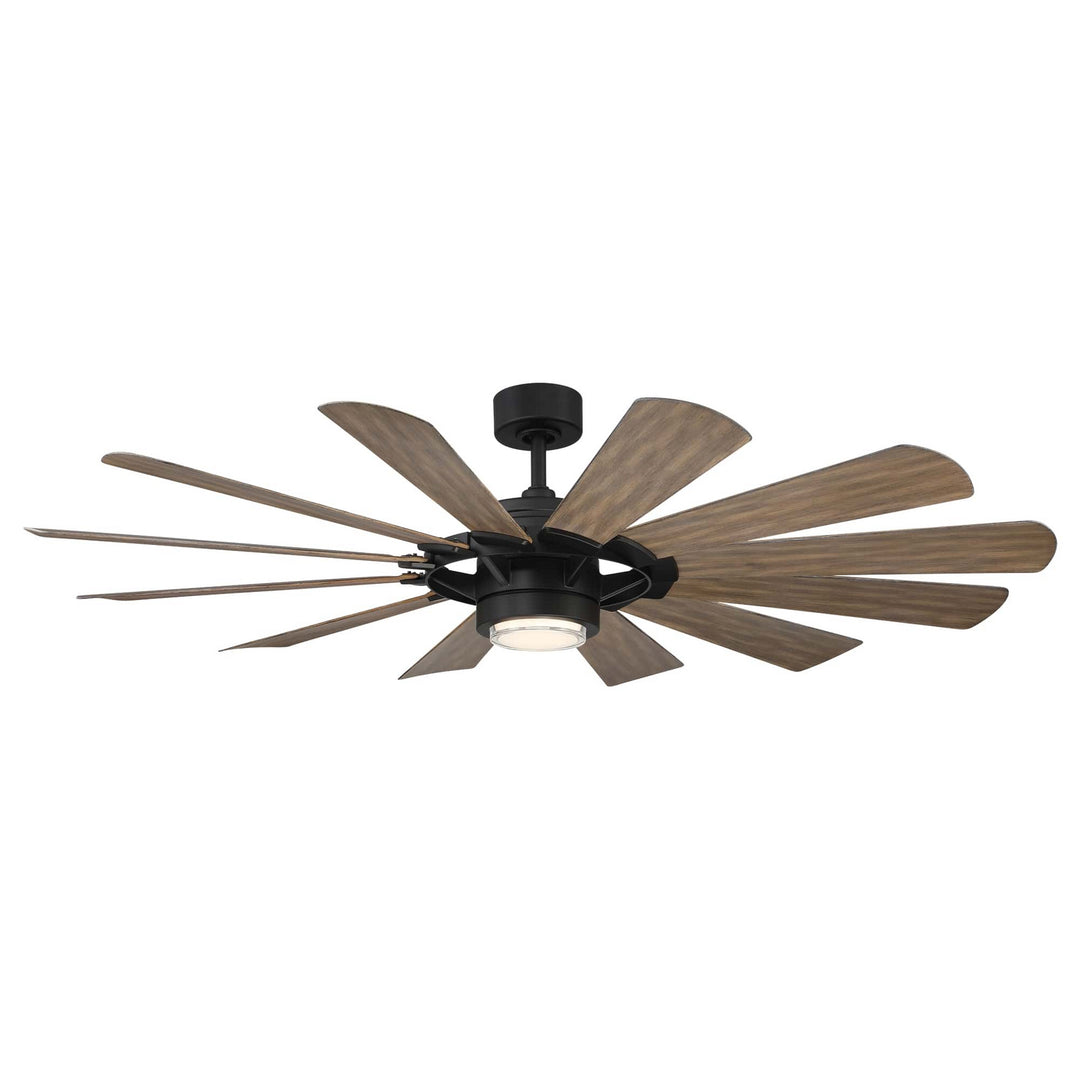 Modern Forms Fan Wynd Mill FR-W2201-65L35MBBW Ceiling Fan 65 - Matte Black/Barn Wood, Barn Wood/