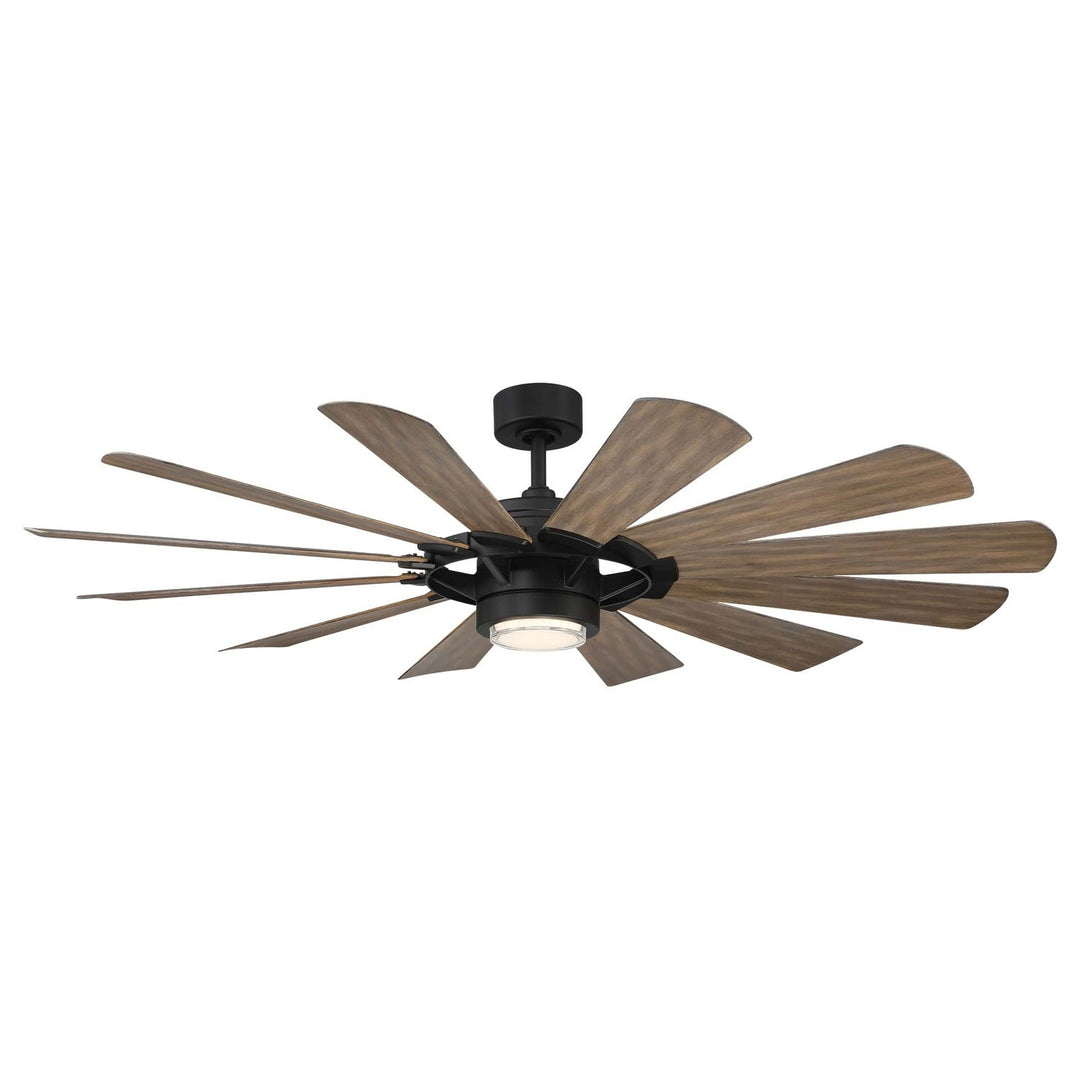 Modern Forms Fan Wynd Mill FR-W2201-65L-MB/BW Ceiling Fan 65 - Matte Black/Barn Wood, Barn Wood/