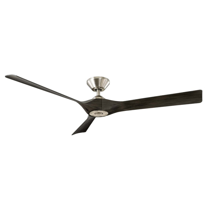 Modern Forms Fan Torque FR-W2204-58-BN/EB Ceiling Fan 58 - Brushed Nickel/Ebony, Ebony/