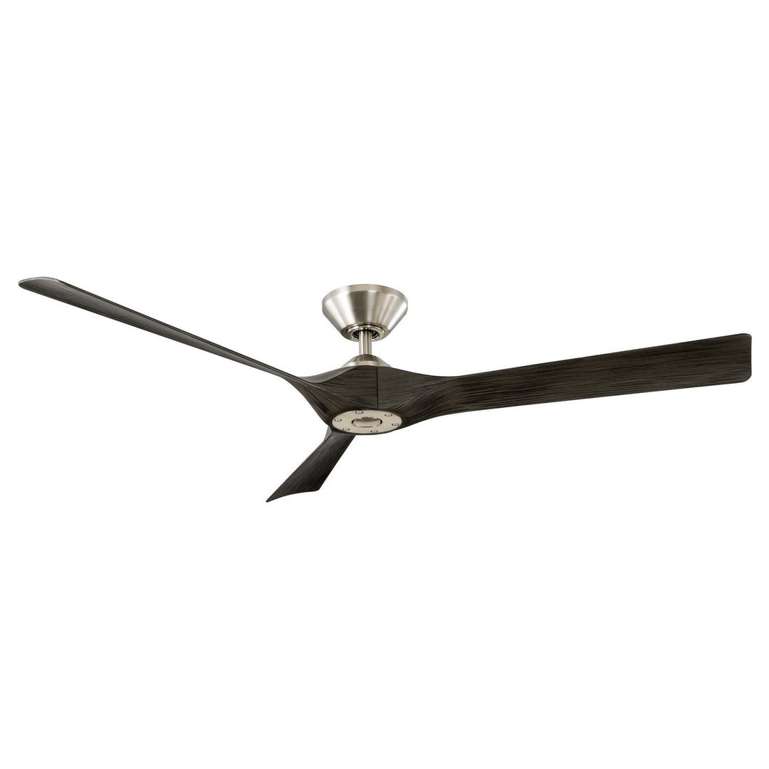 Modern Forms Fan Torque FR-W2204-58-BN/EB Ceiling Fan 58 - Brushed Nickel/Ebony, Ebony/