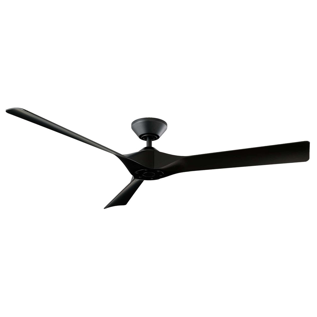 Modern Forms Fan Torque FR-W2204-58-MB Ceiling Fan 58 - Matte Black, Matte Black/