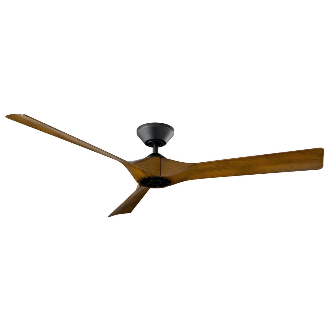 Modern Forms Fan Torque FR-W2204-58-MB/DK Ceiling Fan 58 - Matte Black/Distressed Koa, Distressed Koa/