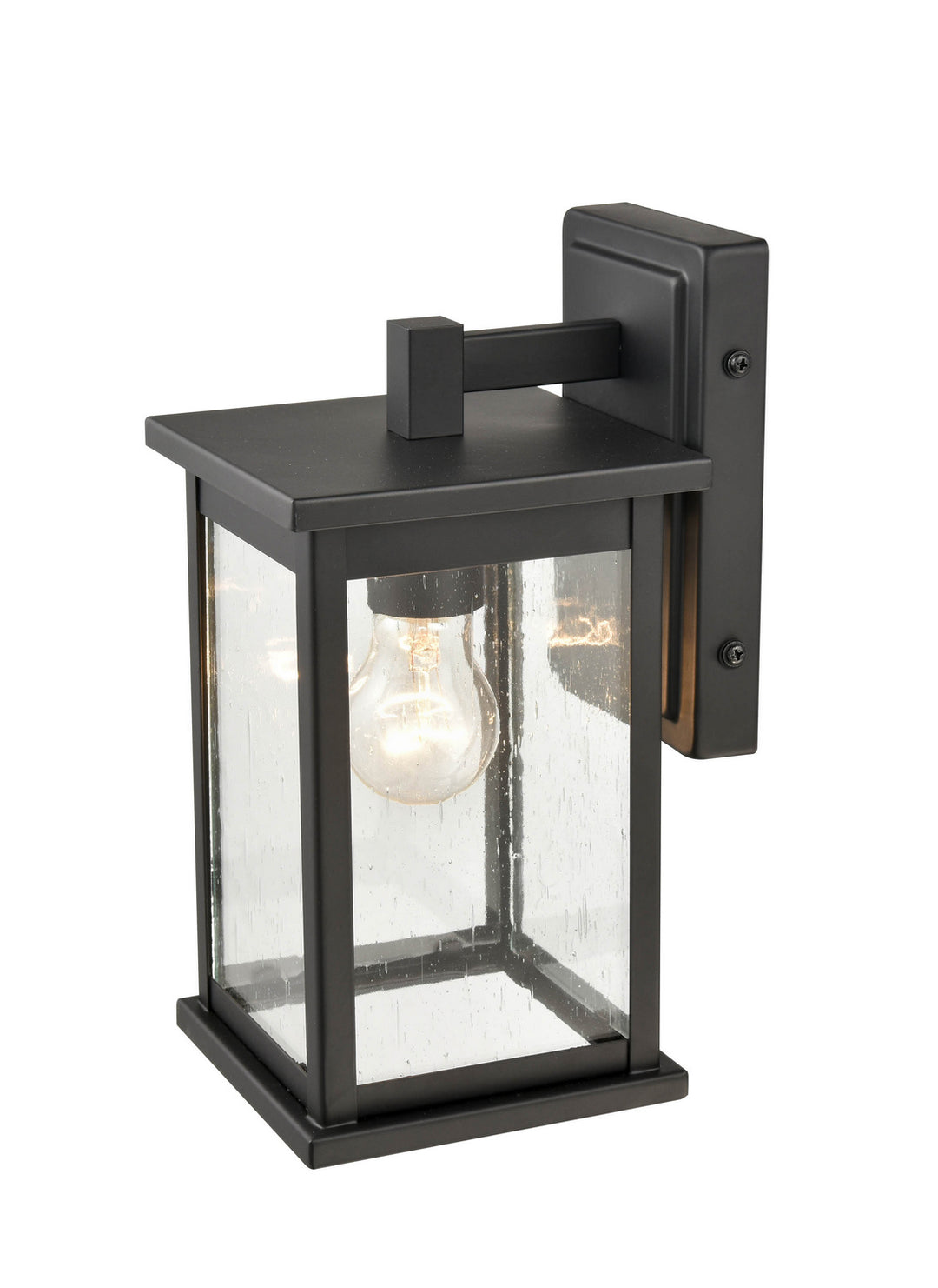 Millennium Lighting 4101-PBK Bowton One Light Outdoor Hanging Lantern Outdoor Black