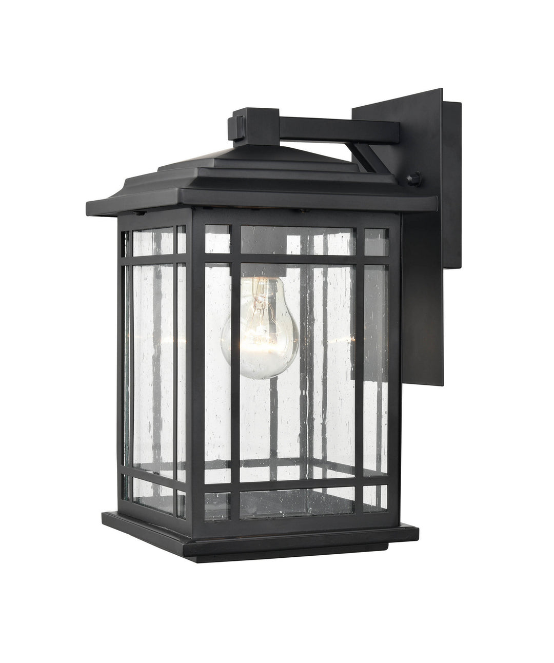 Millennium Lighting 4151-PBK Armington One Light Outdoor Hanging Lantern Outdoor Black