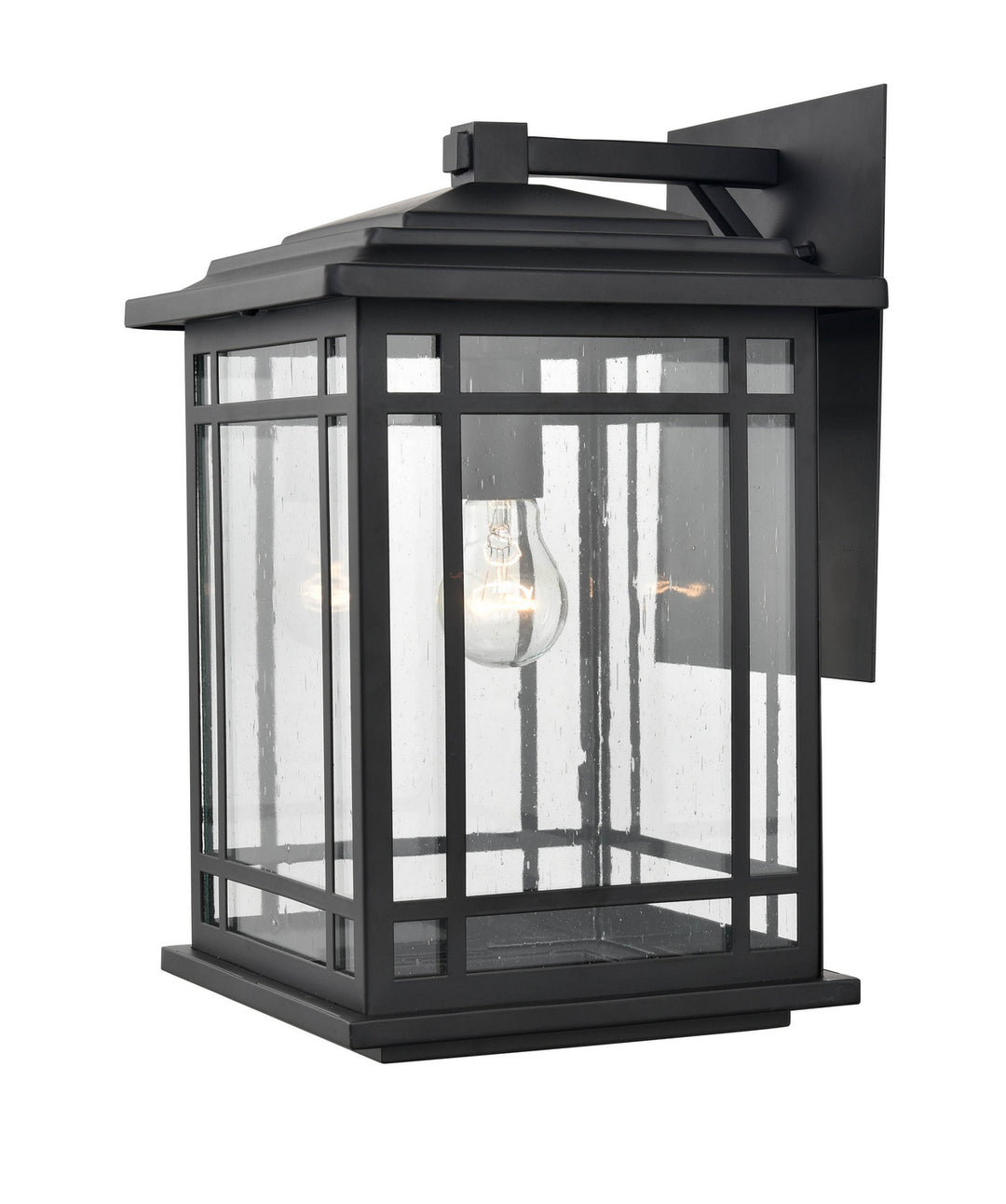 Millennium Lighting 4152-PBK Armington One Light Outdoor Hanging Lantern Outdoor Black