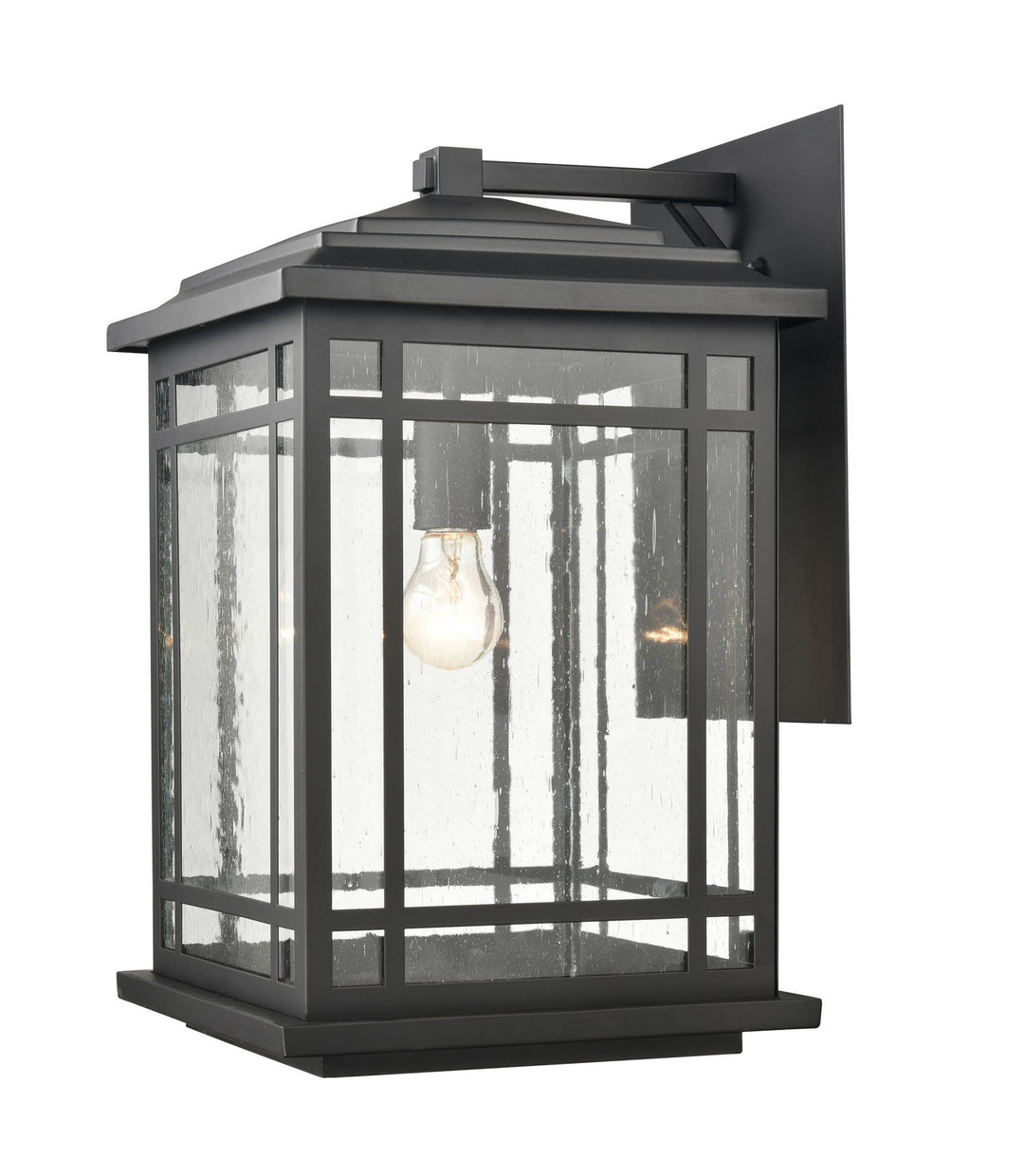 Millennium Lighting 4153-PBK Armington One Light Outdoor Hanging Lantern Outdoor Black