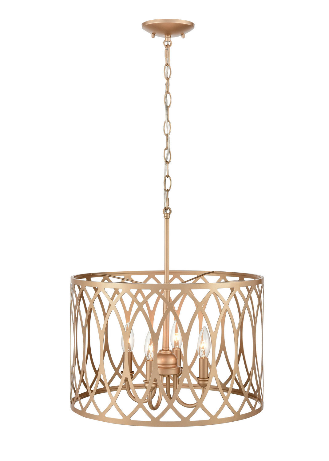 Millennium Arelyn 4214-PMG Chandelier Light - Painted Modern Gold