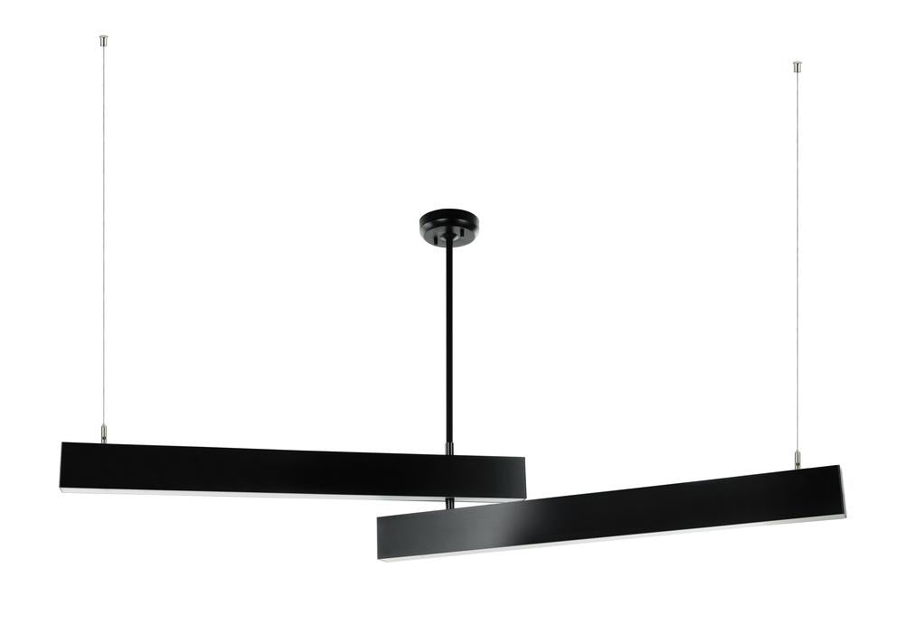 Maxilite Leedon MXD2243X-07-4-30K Pendant Light - Black