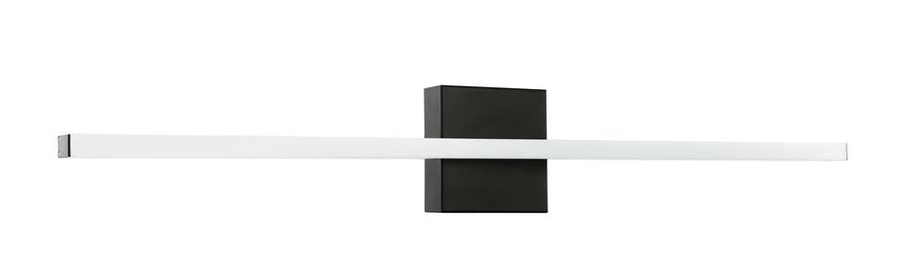 Maxilite Ridge MXL6634-07-4-30K Bath Vanity Light 49 in. wide - Black
