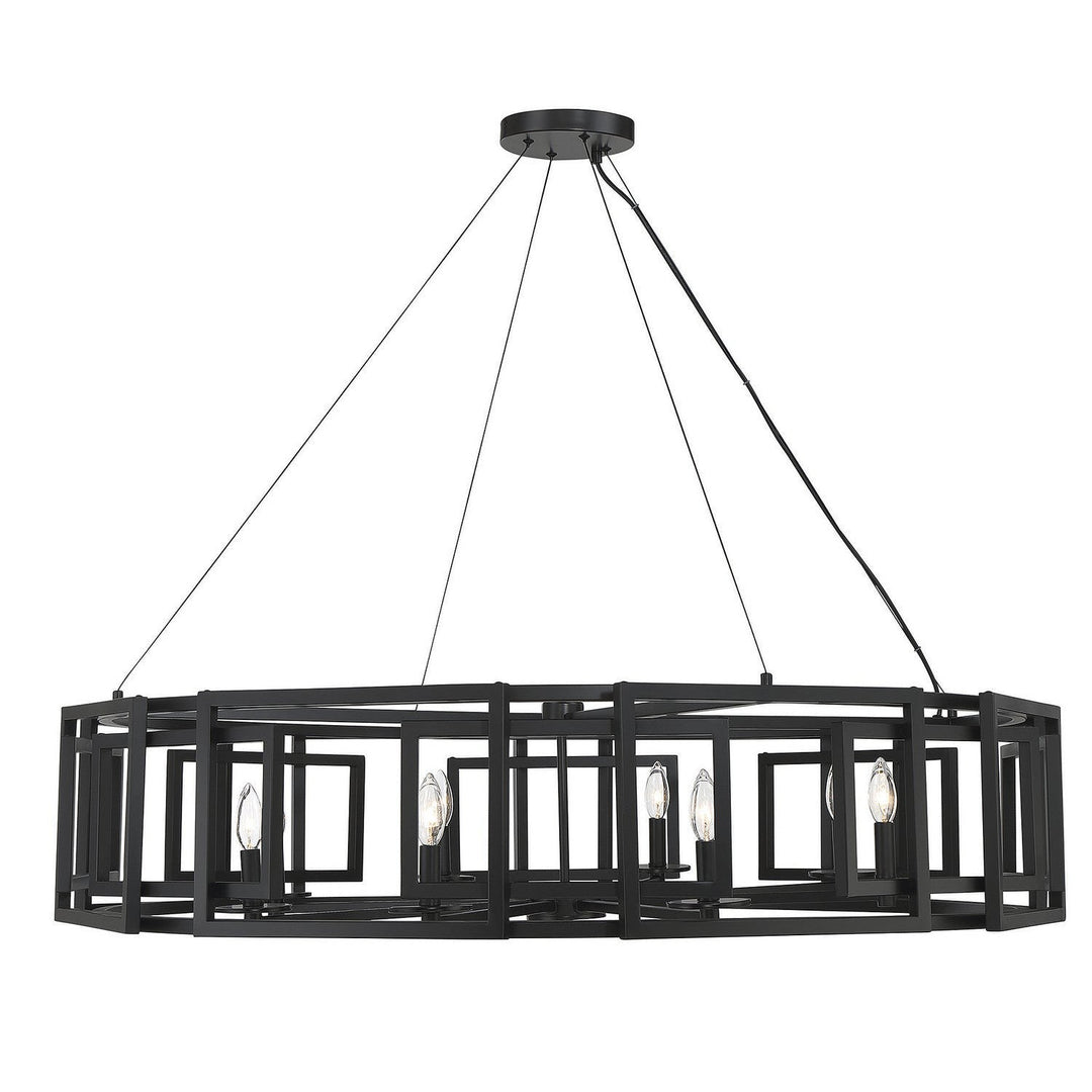 Savoy House Radcliffe 1-1675-8-89 Chandelier Light - Matte Black