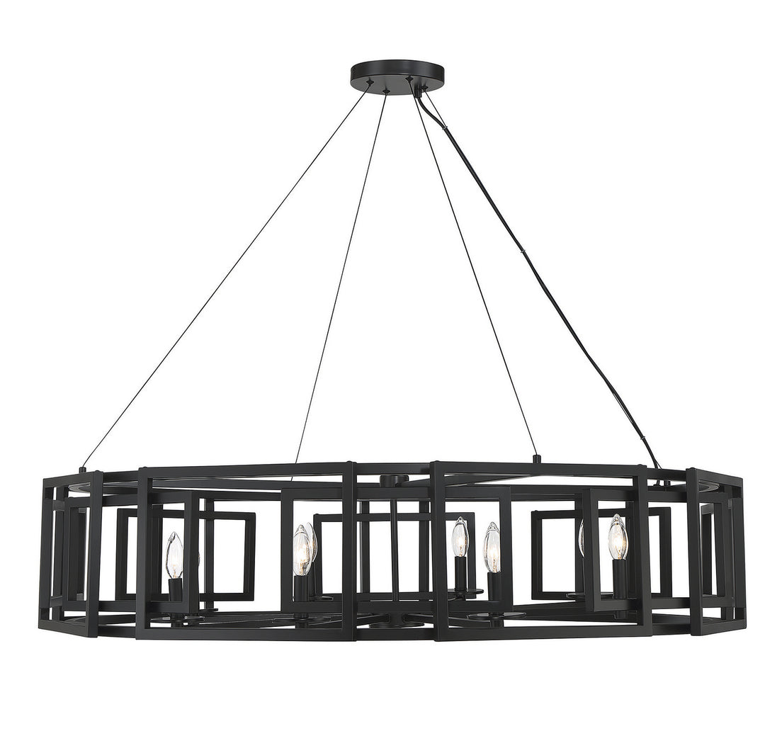 Savoy House Radcliffe 1-1675-8-89 Chandelier Light - Matte Black