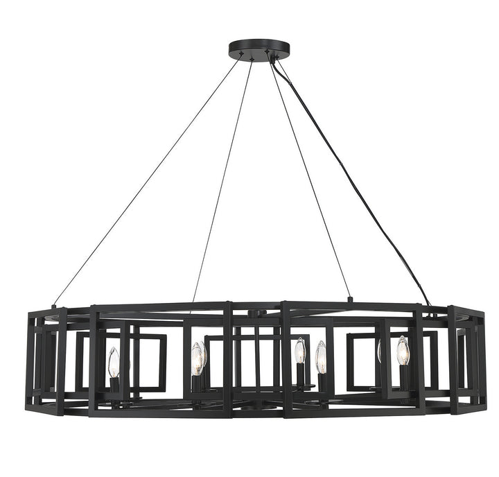 Savoy House Radcliffe 1-1675-8-89 Chandelier Light - Matte Black