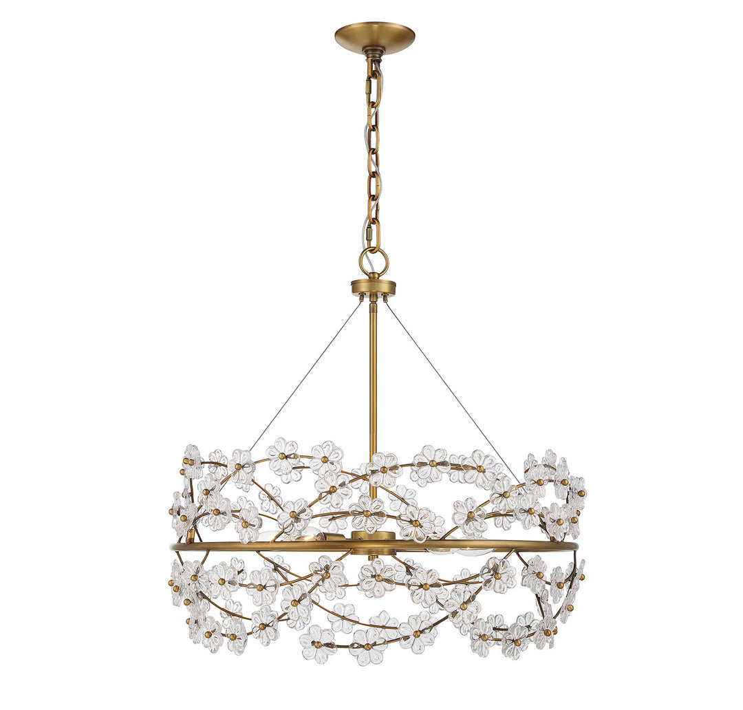 Savoy House Camille 1-1727-5-322 Chandelier Light - Warm Brass