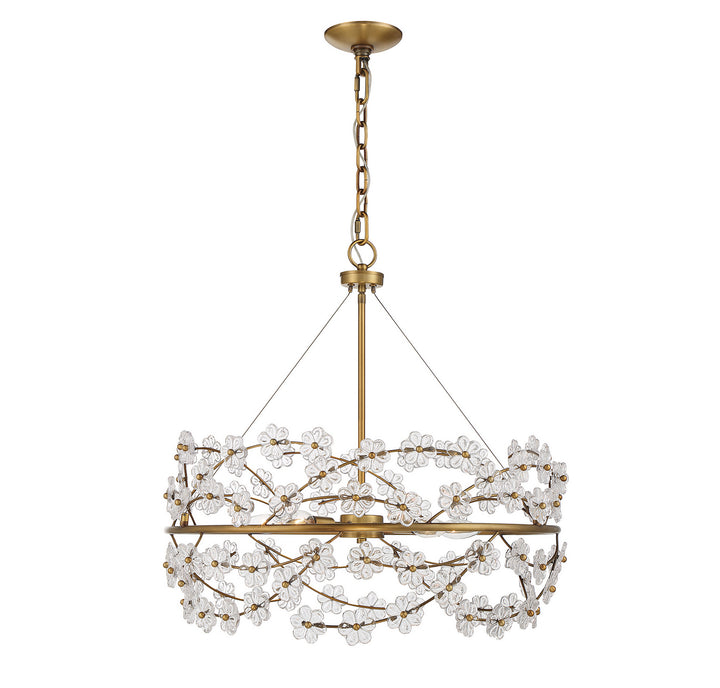 Savoy House Camille 1-1727-5-322 Chandelier Light - Warm Brass