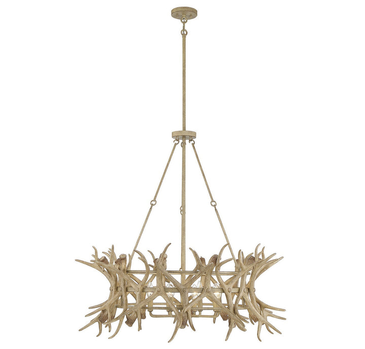 Savoy House Daniels 1-1760-8-198 Chandelier Light - Natural Antler